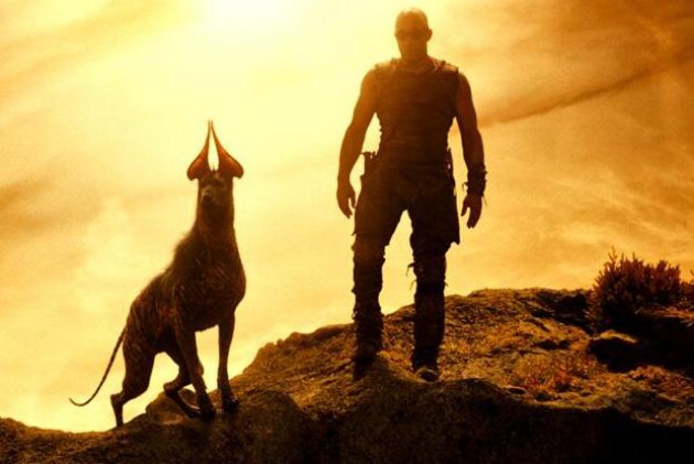 Riddick is back, and this time, he's brought a puppy with him.