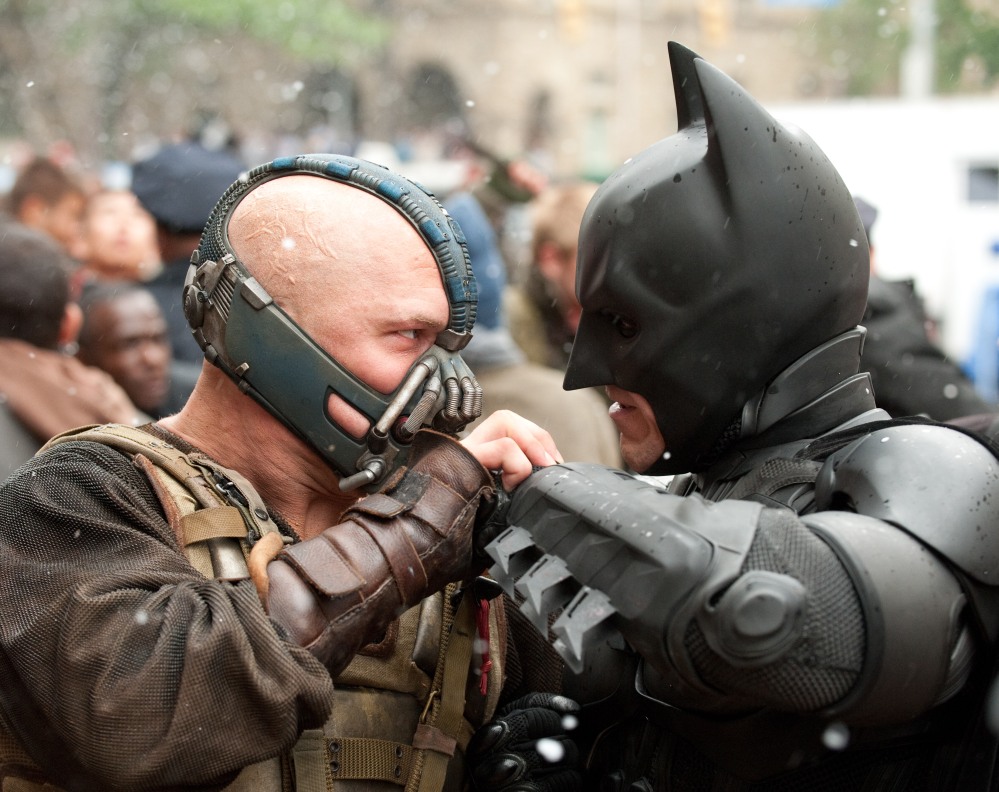 Bane makes a formidable opponent to Batman. But he should have had a breathing mask that didn't break so easily.